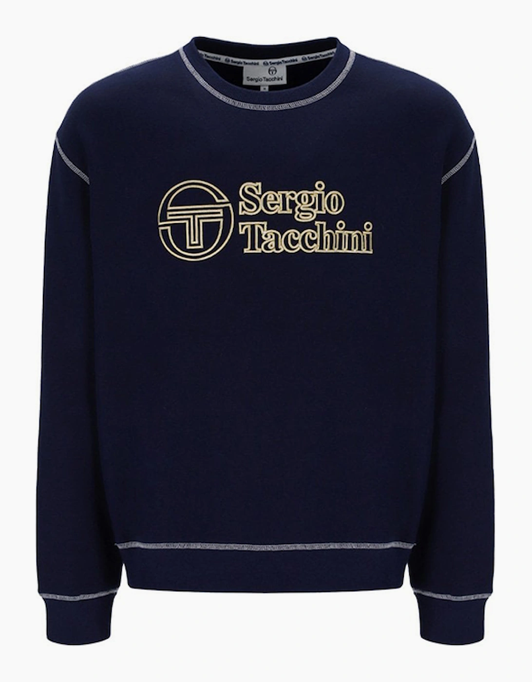 Men's Sergio Tacchini Cameri Sweatshirt - Navy - Size: XL