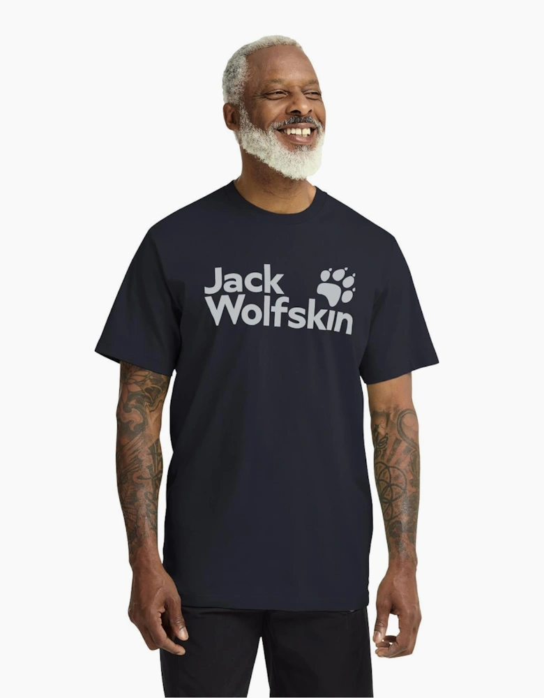 Jack Wolfskin Mens Brand Short Sleeve T-Shirt