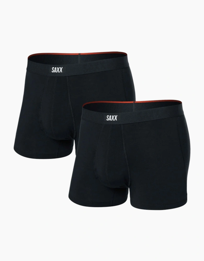 Saxx Mens Vibe XTRA Soft Comfort 2 Pack Boxer Shorts
