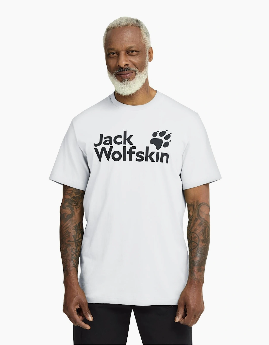 Jack Wolfskin Mens Brand Short Sleeve T-Shirt