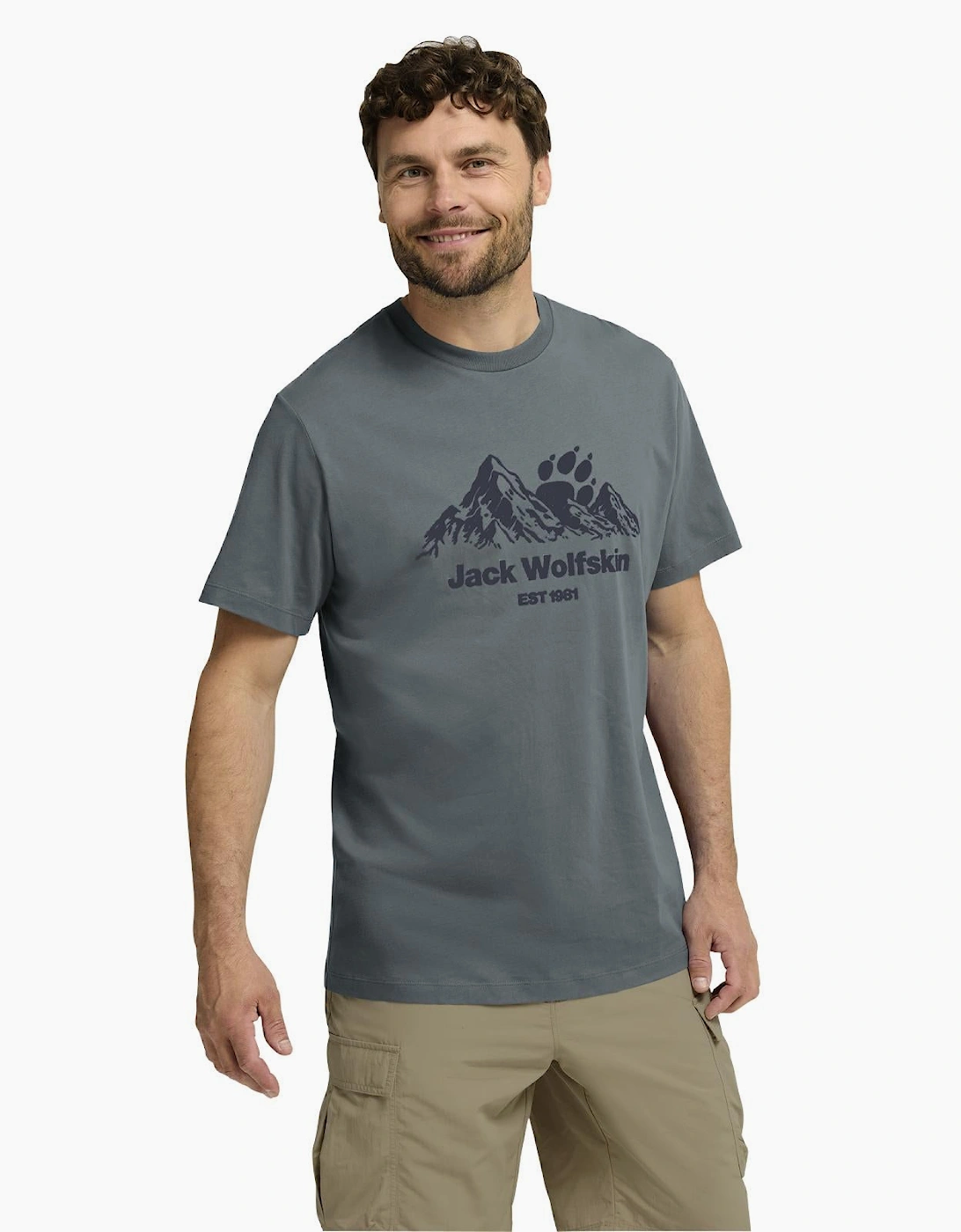 Jack Wolfskin Mens Carefree Short Sleeve T-Shirt