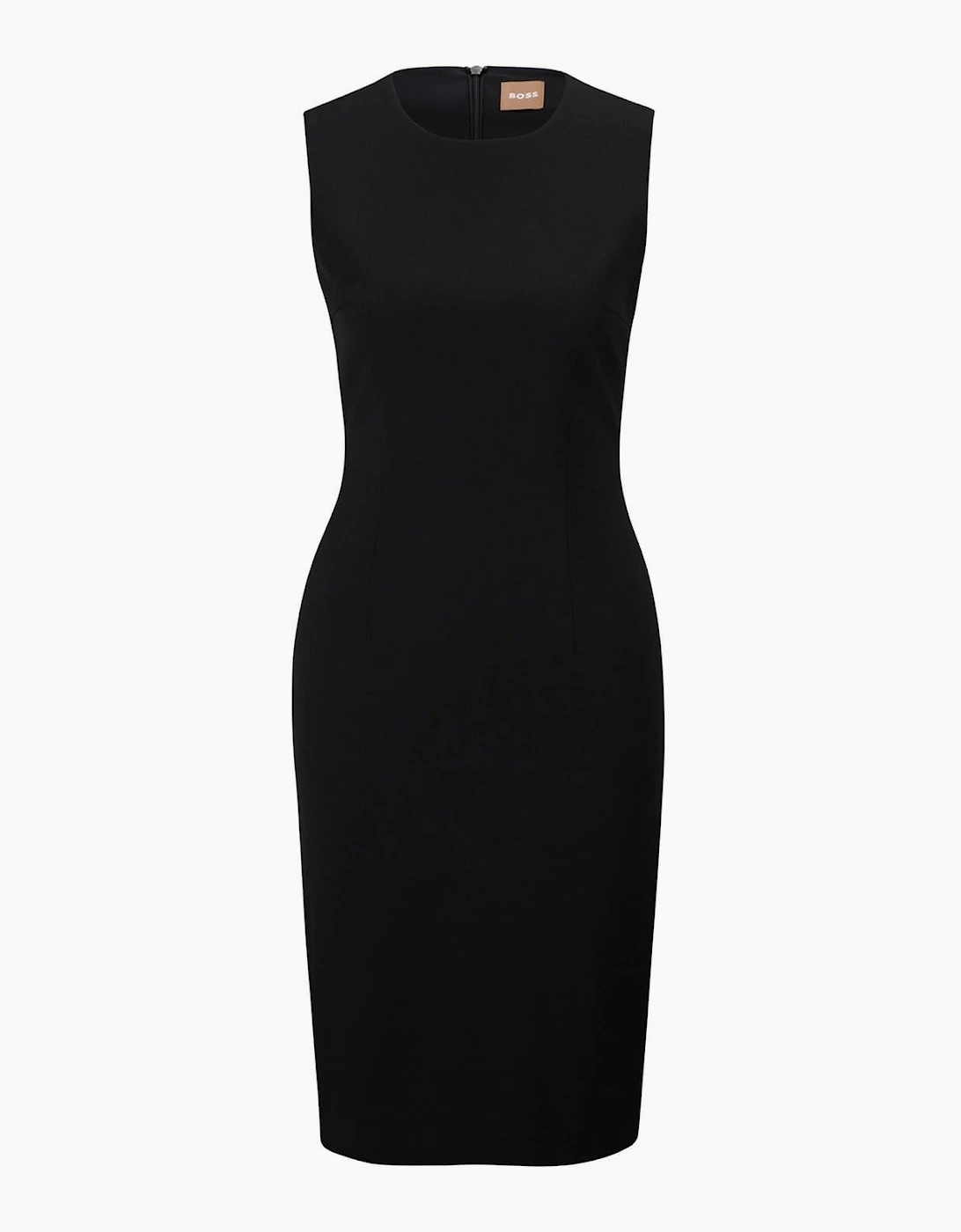 Dirulah Crew Neck Sleeveless Knee Length Dress