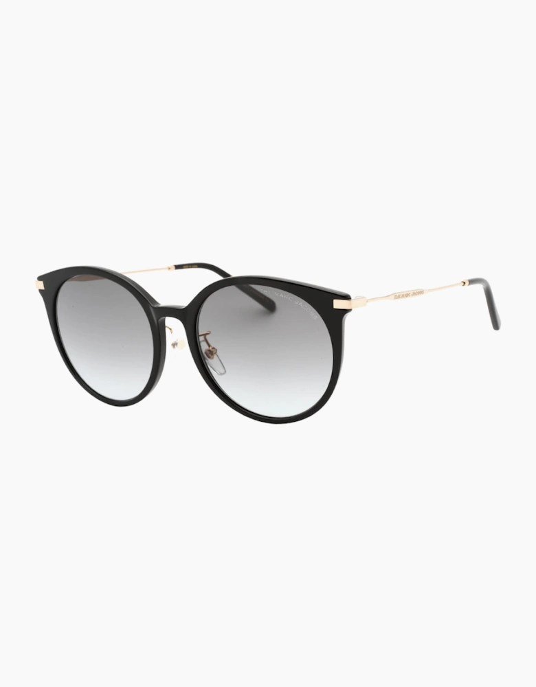 Marc Jacobs Dark Grey SF Lens Round Black Sunglasses