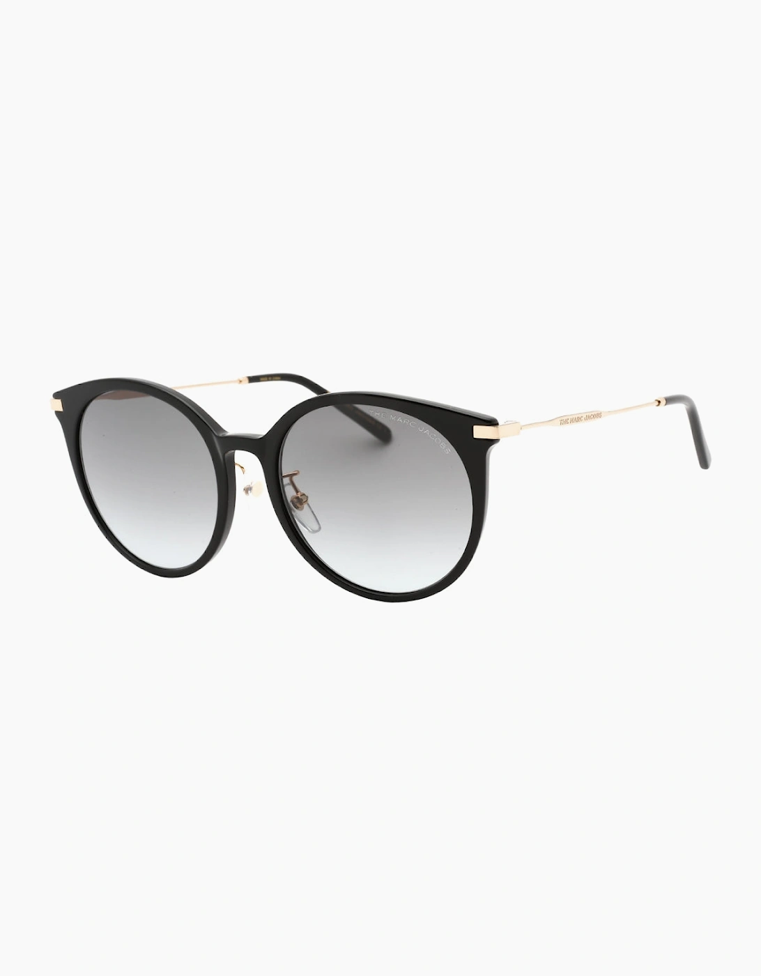 Marc Jacobs Dark Grey SF Lens Round Black Sunglasses