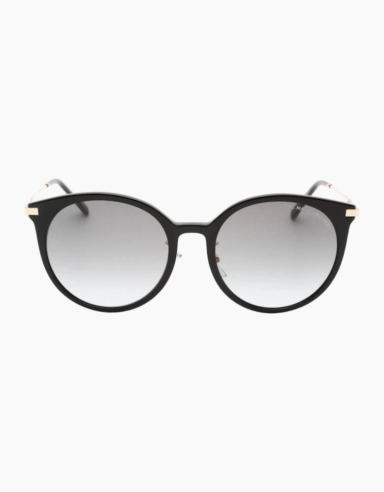 Marc Jacobs Dark Grey SF Lens Round Black Sunglasses