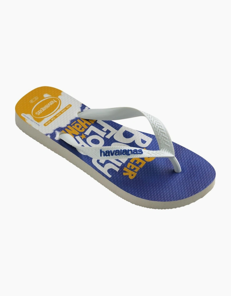 Simpson Cartoon Print Flip Flop Sandals