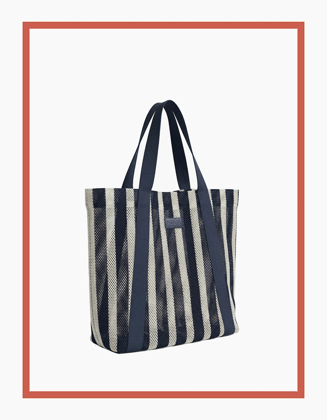 Hackney Stripe Shopper Bag - Blue Mix