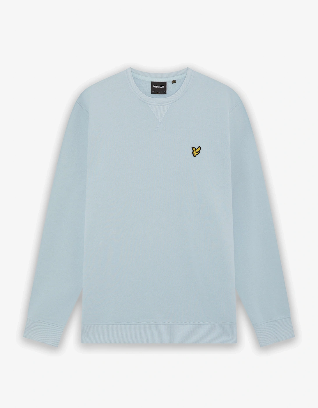 Lyle & Scott Mens Crew Neck Sweatshirt - W596 Opal Blue, 2 of 1