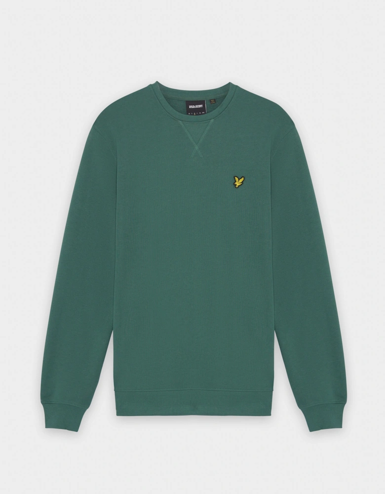 Lyle & Scott Mens Crew Neck Sweatshirt - W130 Everglade