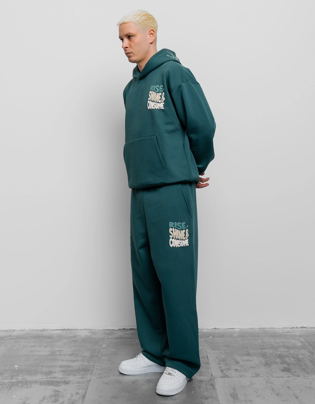 Fresh Couture Rise Hoodie - Eden Green