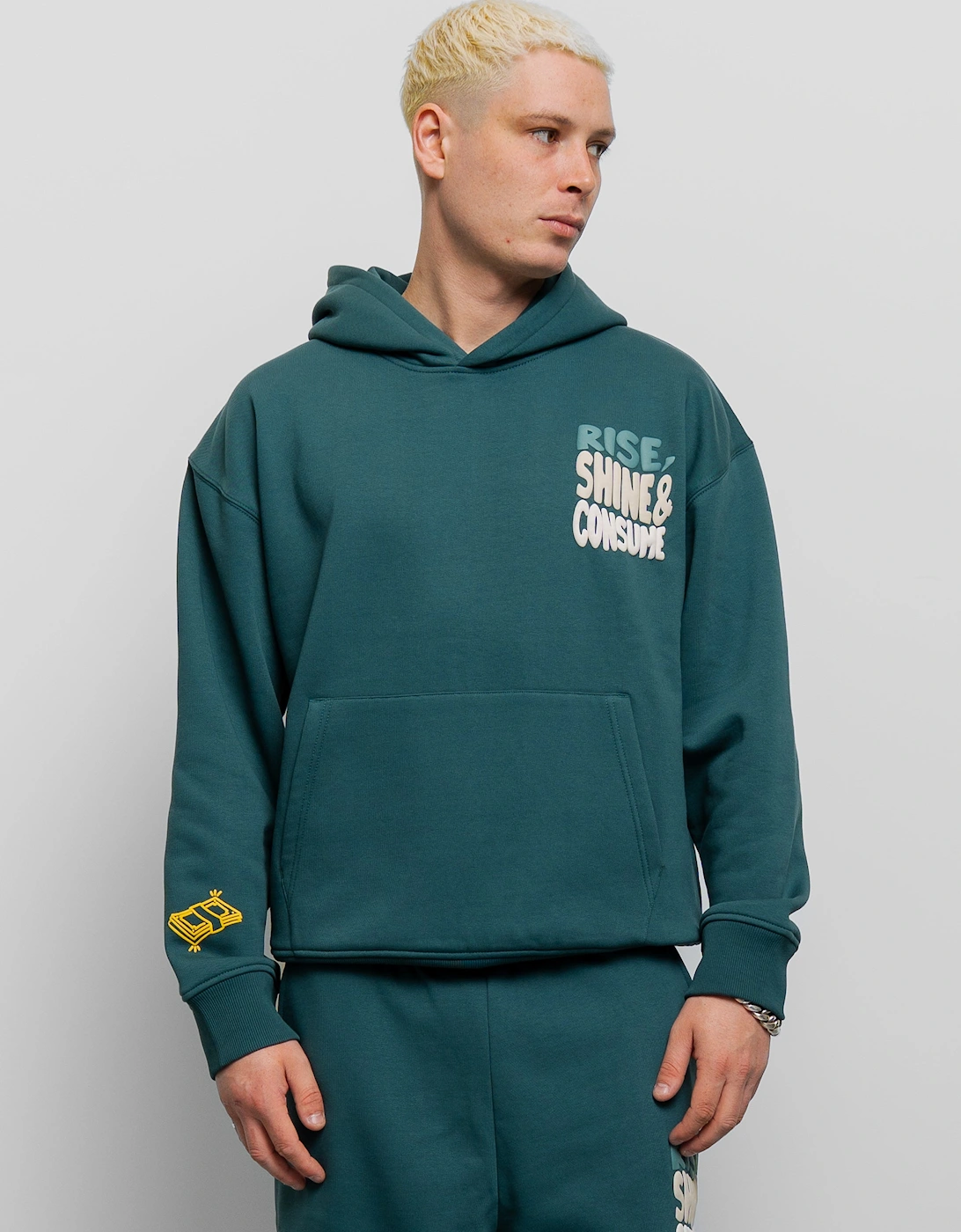 Fresh Couture Rise Hoodie - Eden Green