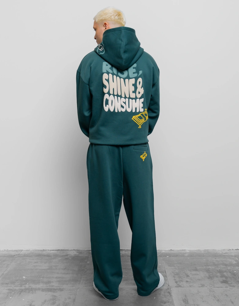 Fresh Couture Rise Jogger - Eden Green