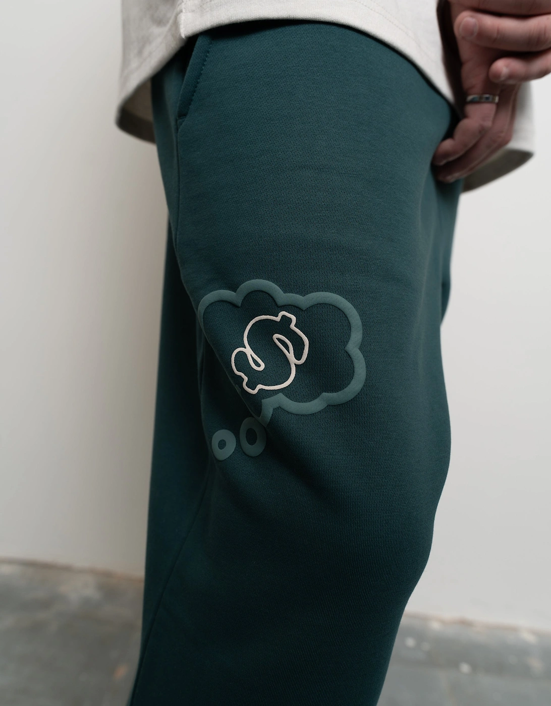 Fresh Couture Rise Jogger - Eden Green