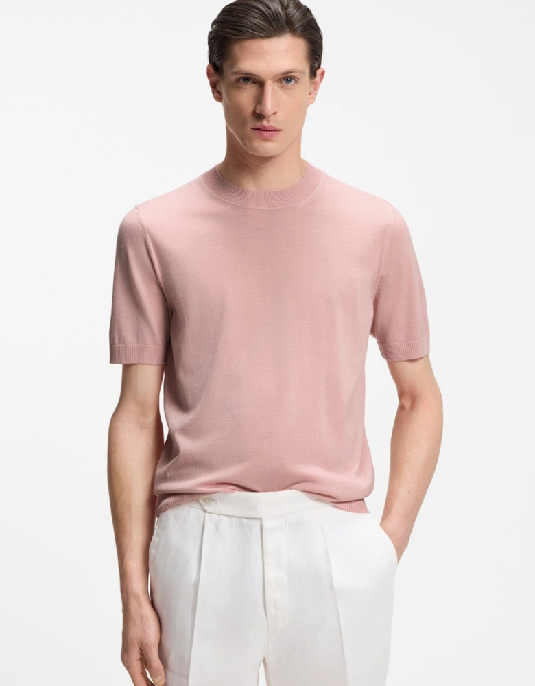 BOSS Black H Umauro Sweater 686 Light Pastel Pink