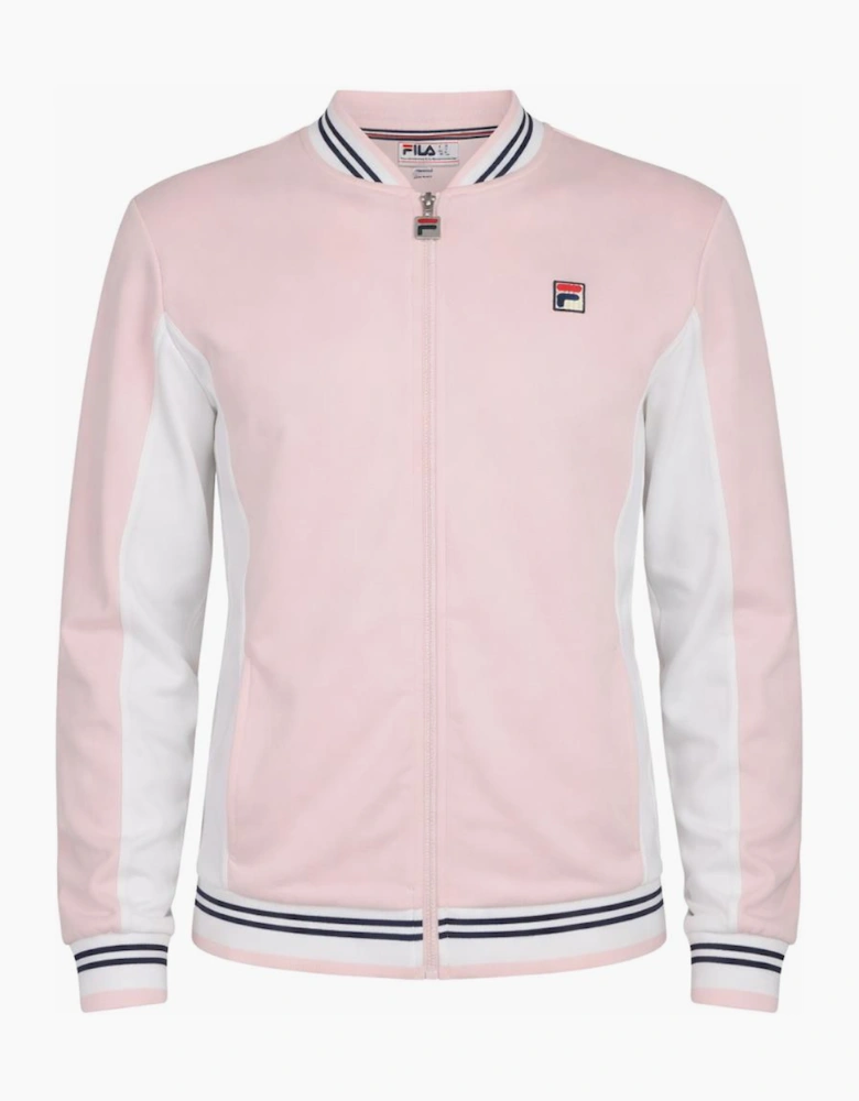 Fila Settanta Baseball Track Top Jacket Pale Lilac/White/Fila Navy