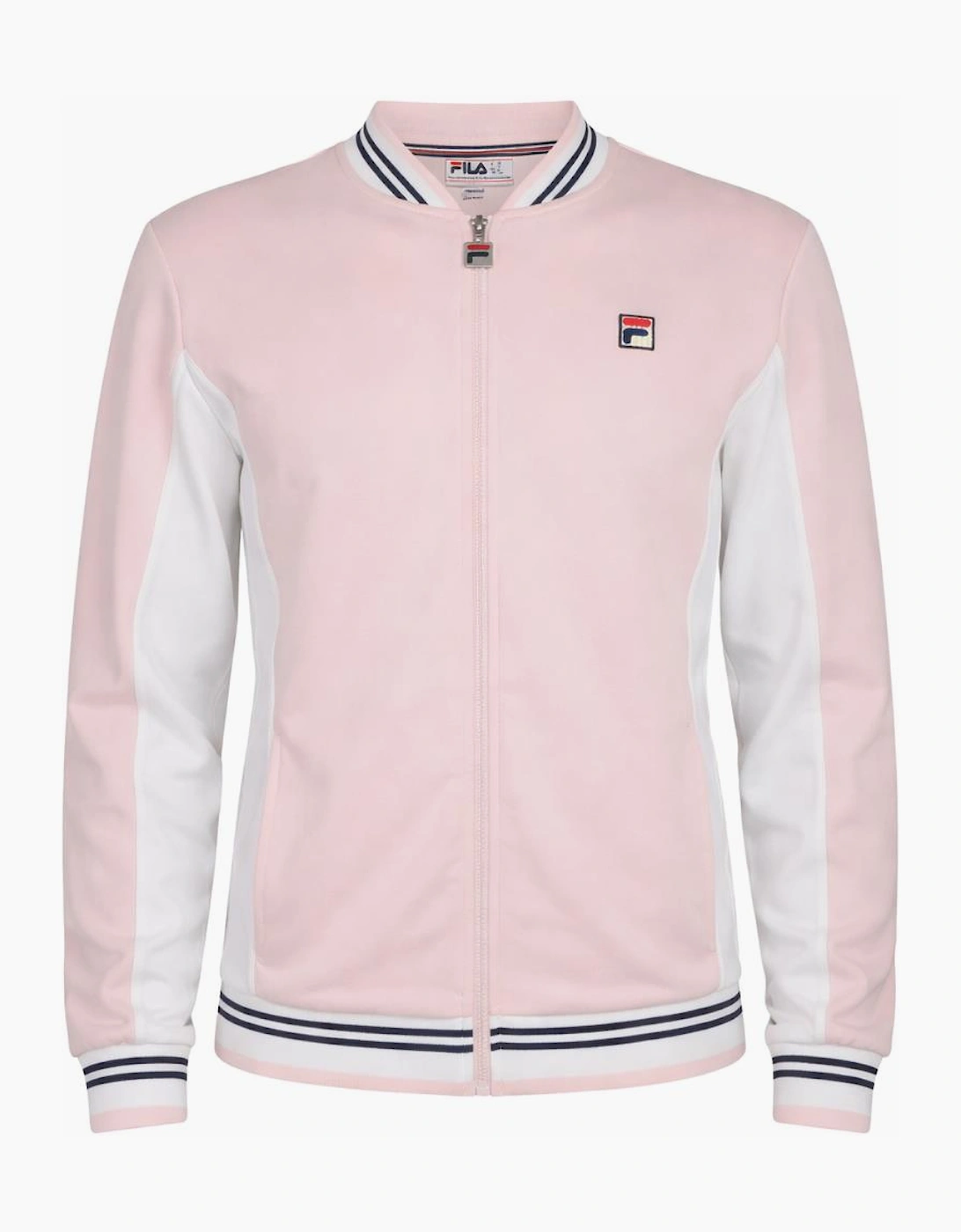 Fila Settanta Baseball Track Top Jacket Pale Lilac/White/Fila Navy, 3 of 2