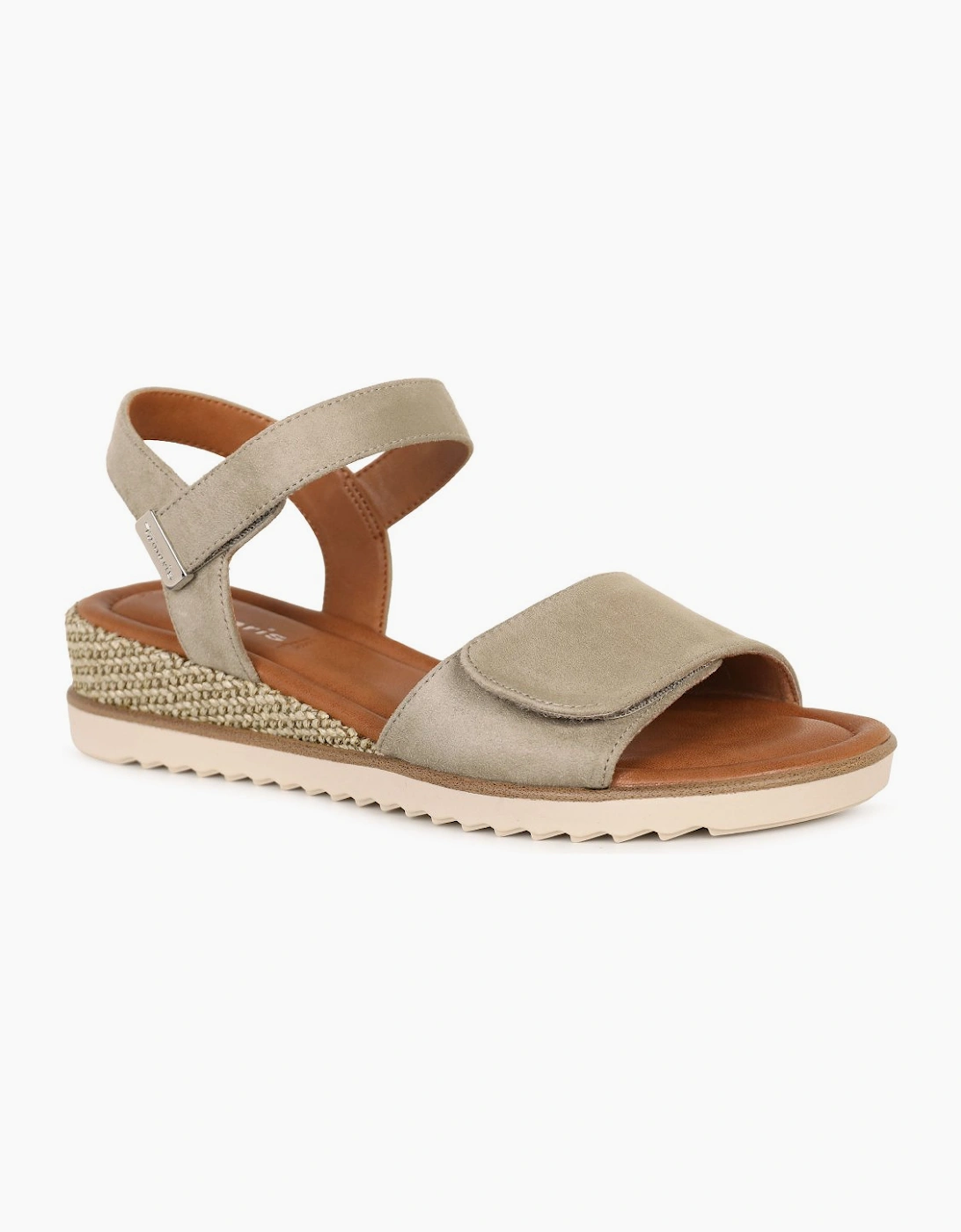 Tamaris Women's Brown Iris Low Wedge Sandals  6 Size 6
