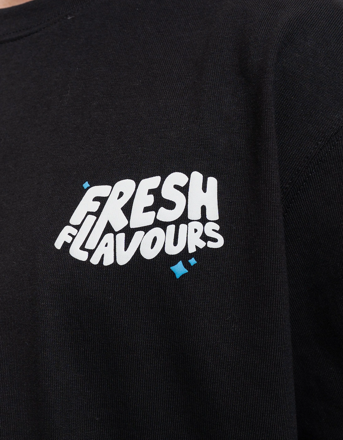 Fresh Couture Fresh Flavours T-Shirt - Black/Blue