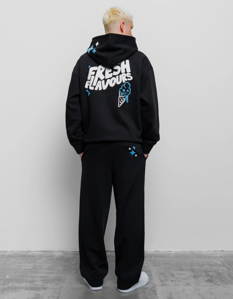 Fresh Couture Fresh Flavours Joggers - Black/Blue