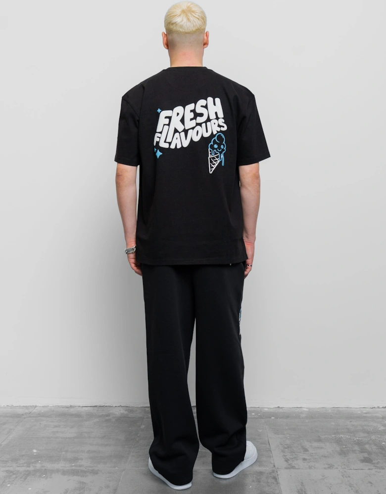 Fresh Couture Fresh Flavours Joggers - Black/Blue