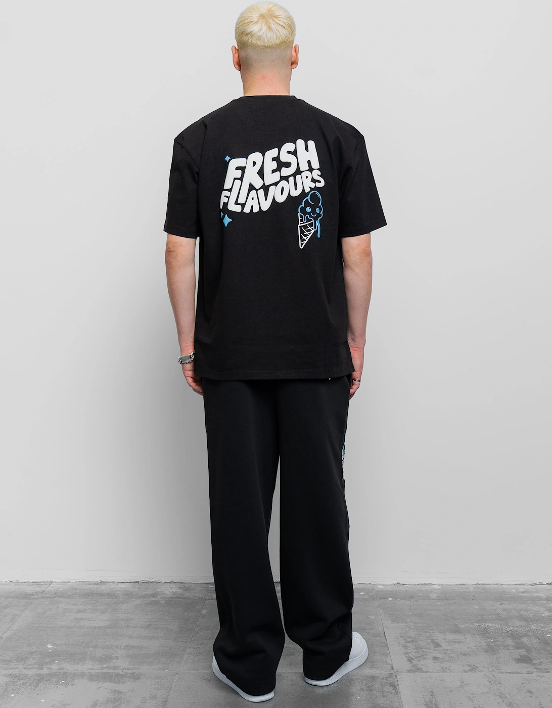 Fresh Couture Fresh Flavours Joggers - Black/Blue