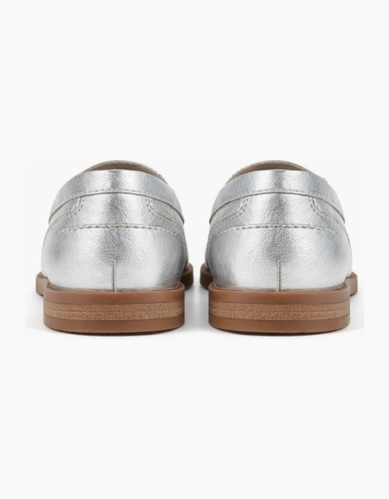 Cipriata NICOLOSA Womens Loafer Shoes Silver