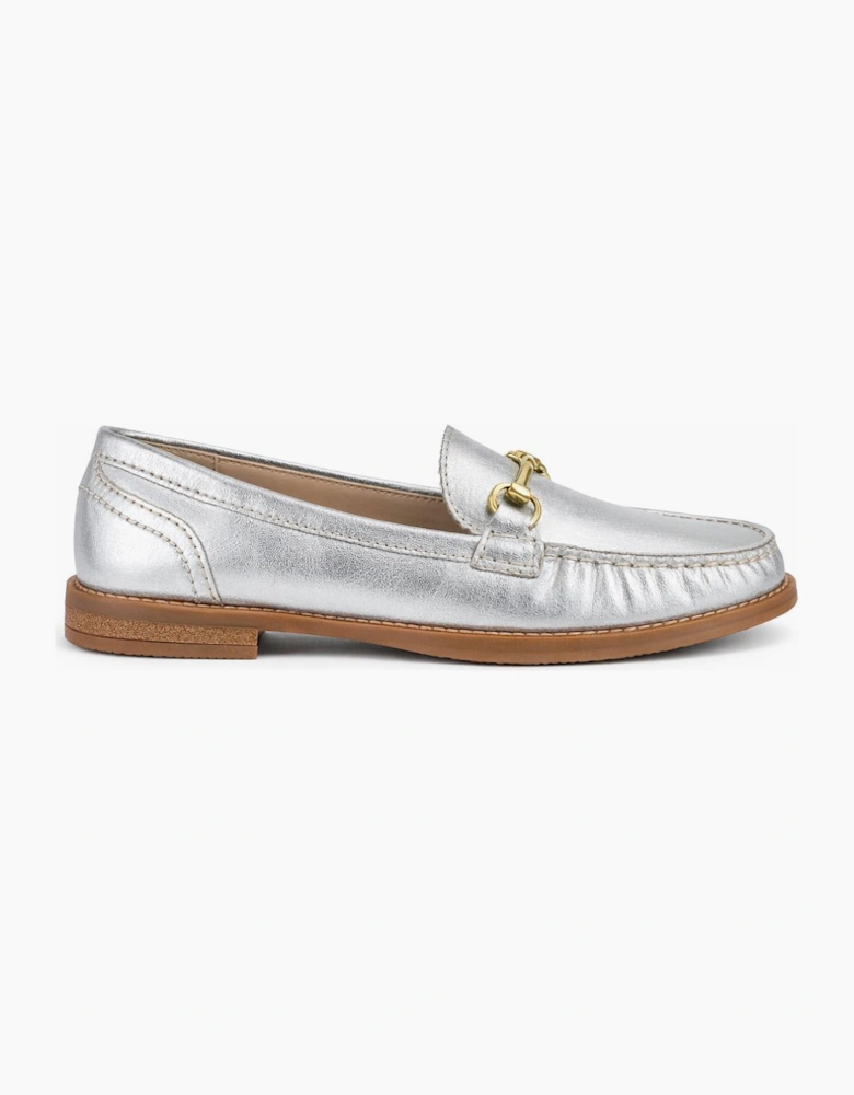 Cipriata NICOLOSA Womens Loafer Shoes Silver