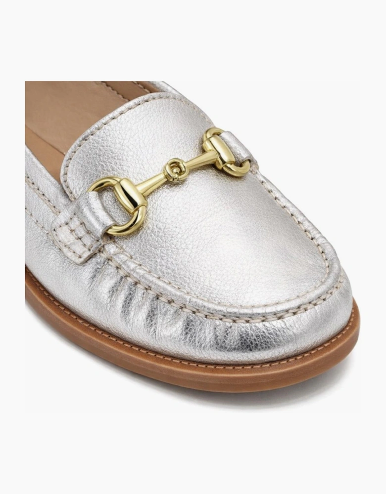 Cipriata NICOLOSA Womens Loafer Shoes Silver