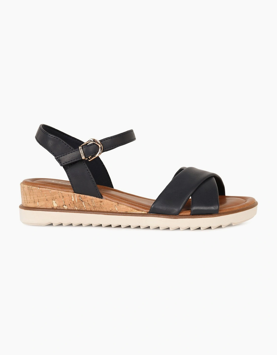 Carnation Womens Low Wedge Sandals