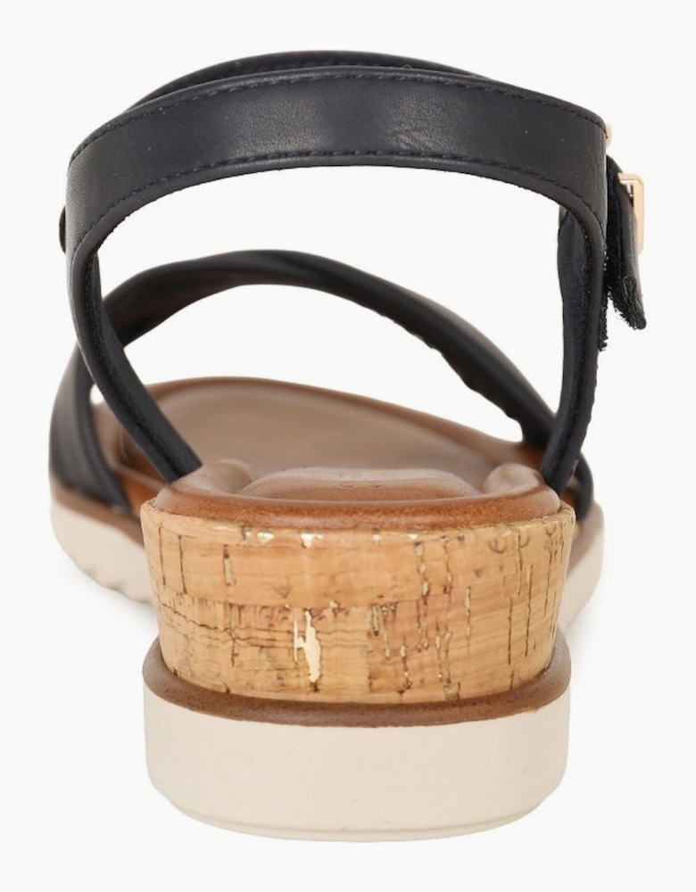 Carnation Womens Low Wedge Sandals