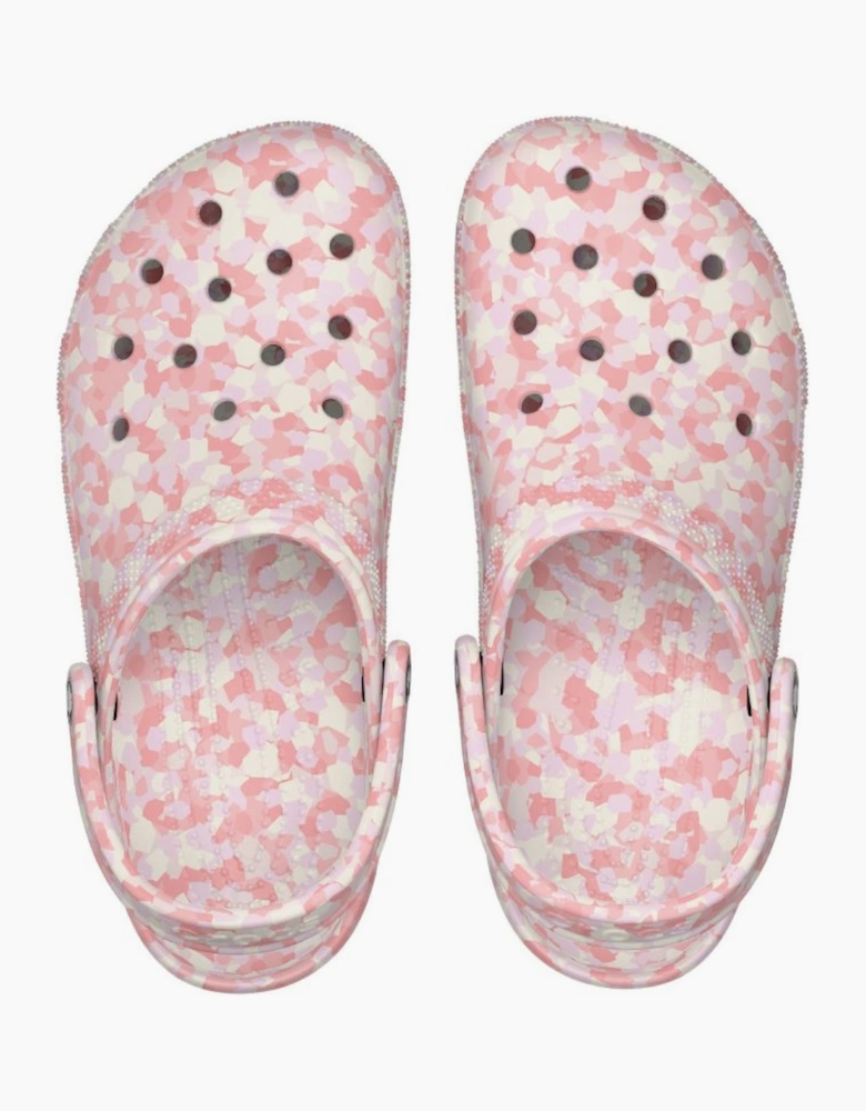 Classic Confetti Womens Clogs