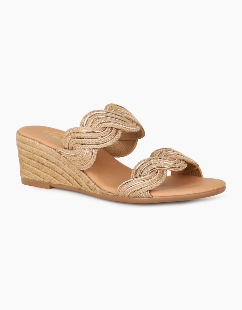 Wave Womens Wedge Heel Sandals