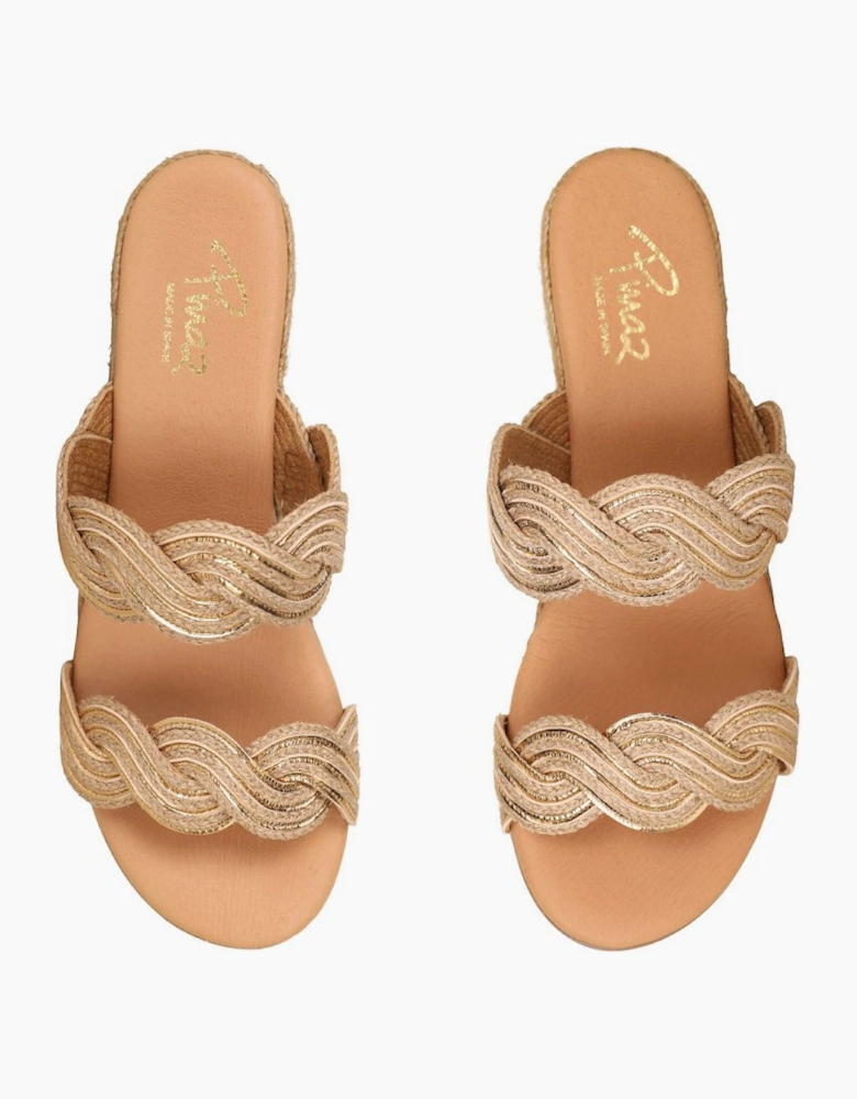 Wave Womens Wedge Heel Sandals