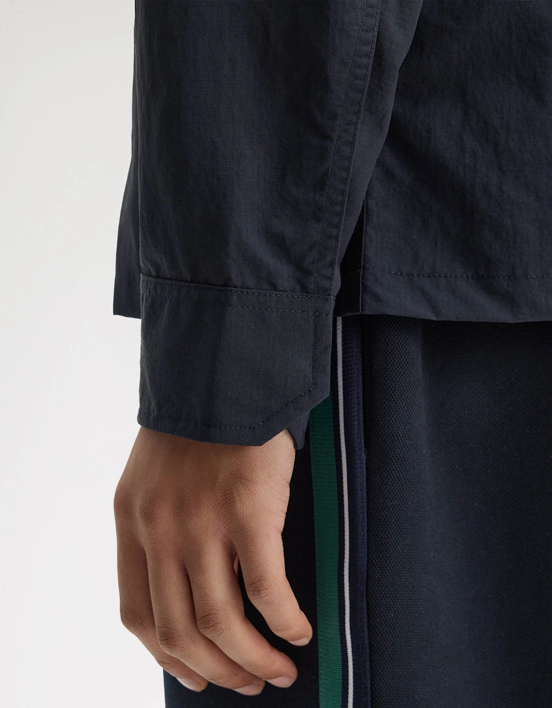 Fred Perry Mens Ripstop Pocket Overshirt - Navy 608