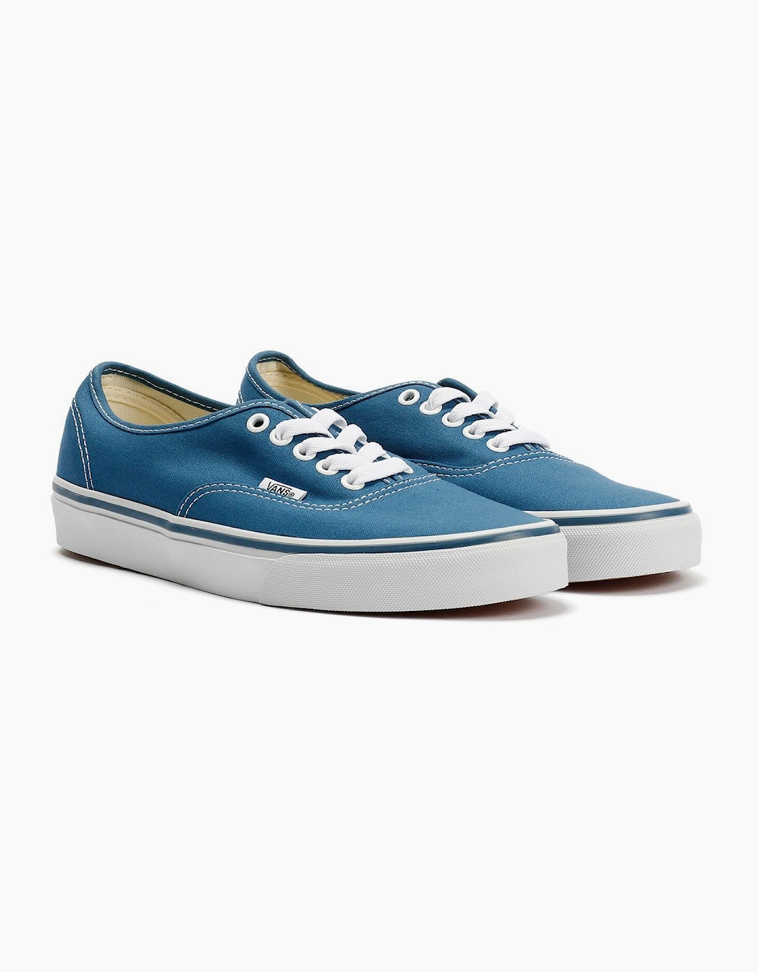 Vans Unisex Blue Authentic Canvas Navy Trainers  8 Size 8