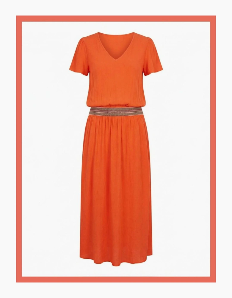 Lulu Summer Dress -Orange