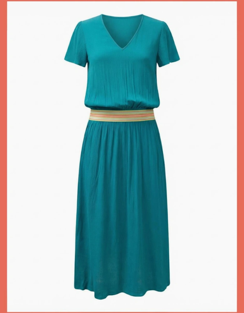 Lulu Summer Dress - Teal