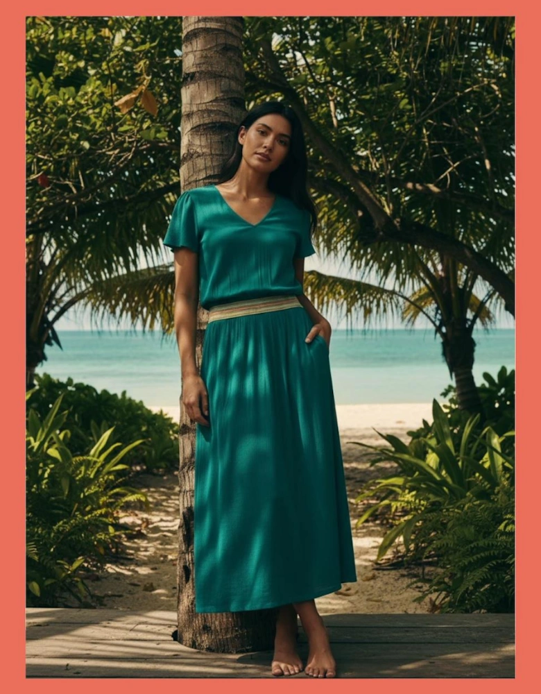 Lulu Summer Dress - Teal