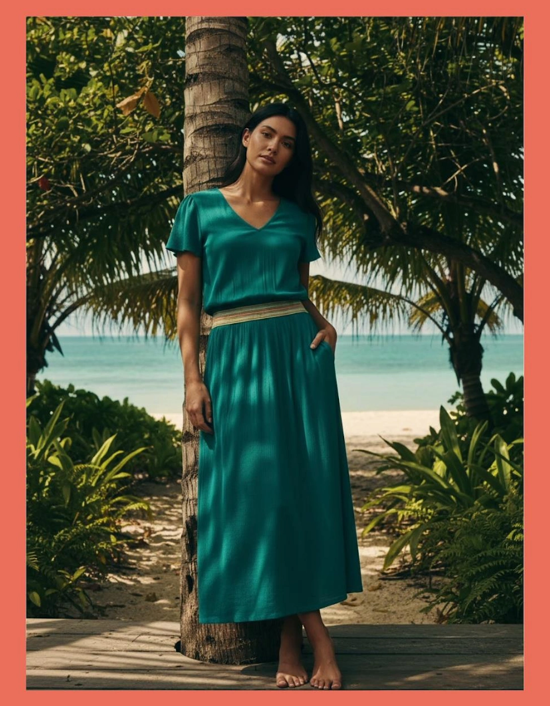 Lulu Summer Dress - Teal