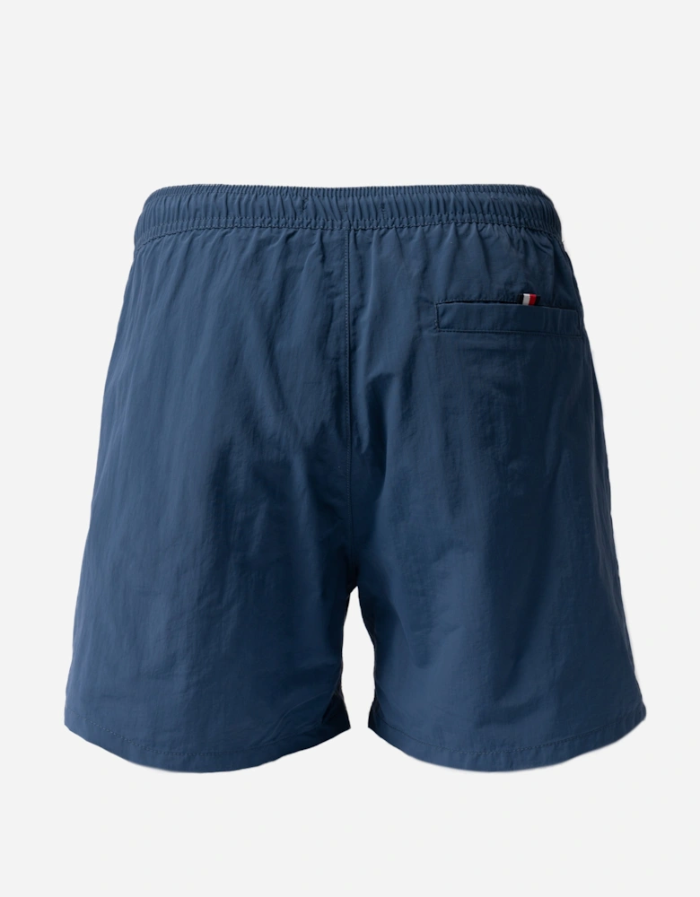 Tommy Hilfiger Logo Zip Pocket Mens Drawstring Swimming Shorts - Aegean Sea