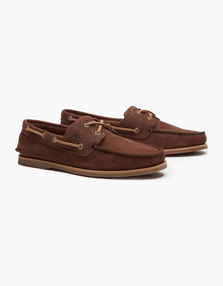 Lake House Classic 2-Eye Boat Shoe Brown