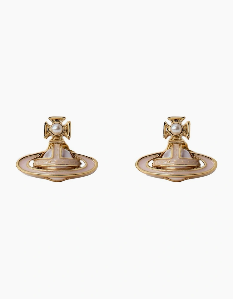 Simonetta Bas Relief Earrings Gold