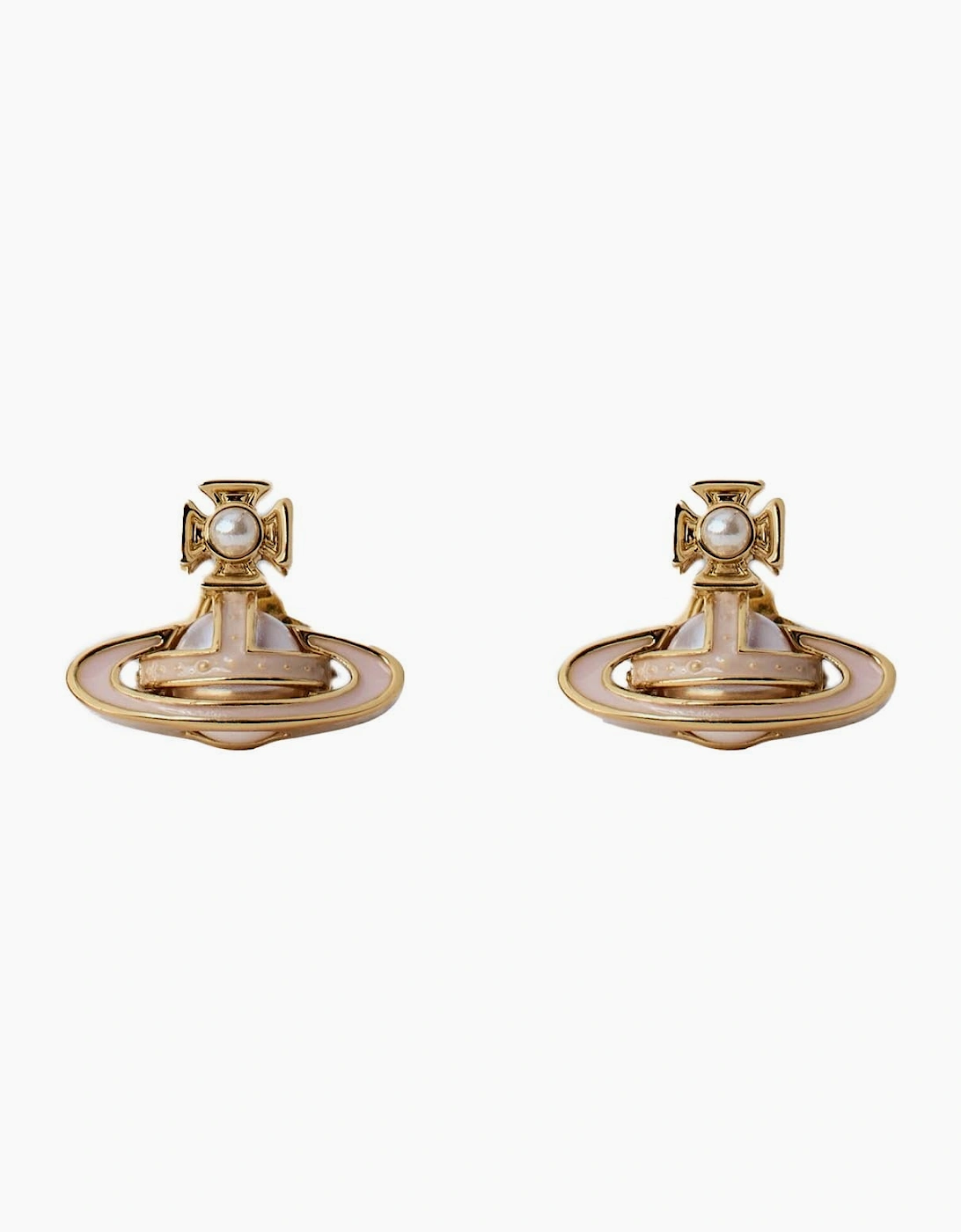 Simonetta Bas Relief Earrings Gold, 4 of 3