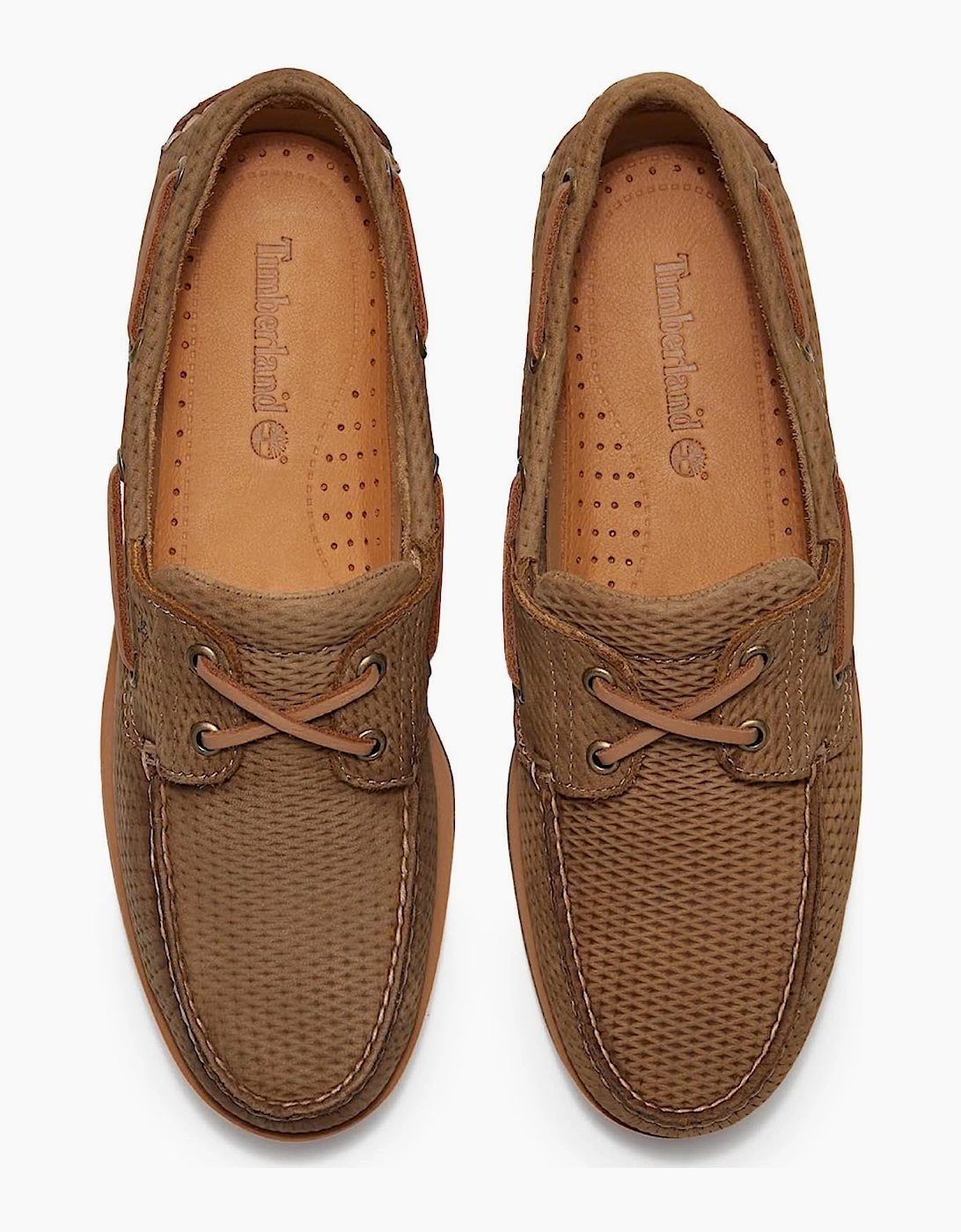 Lake House Classic 2-Eye Boat Shoe Beige