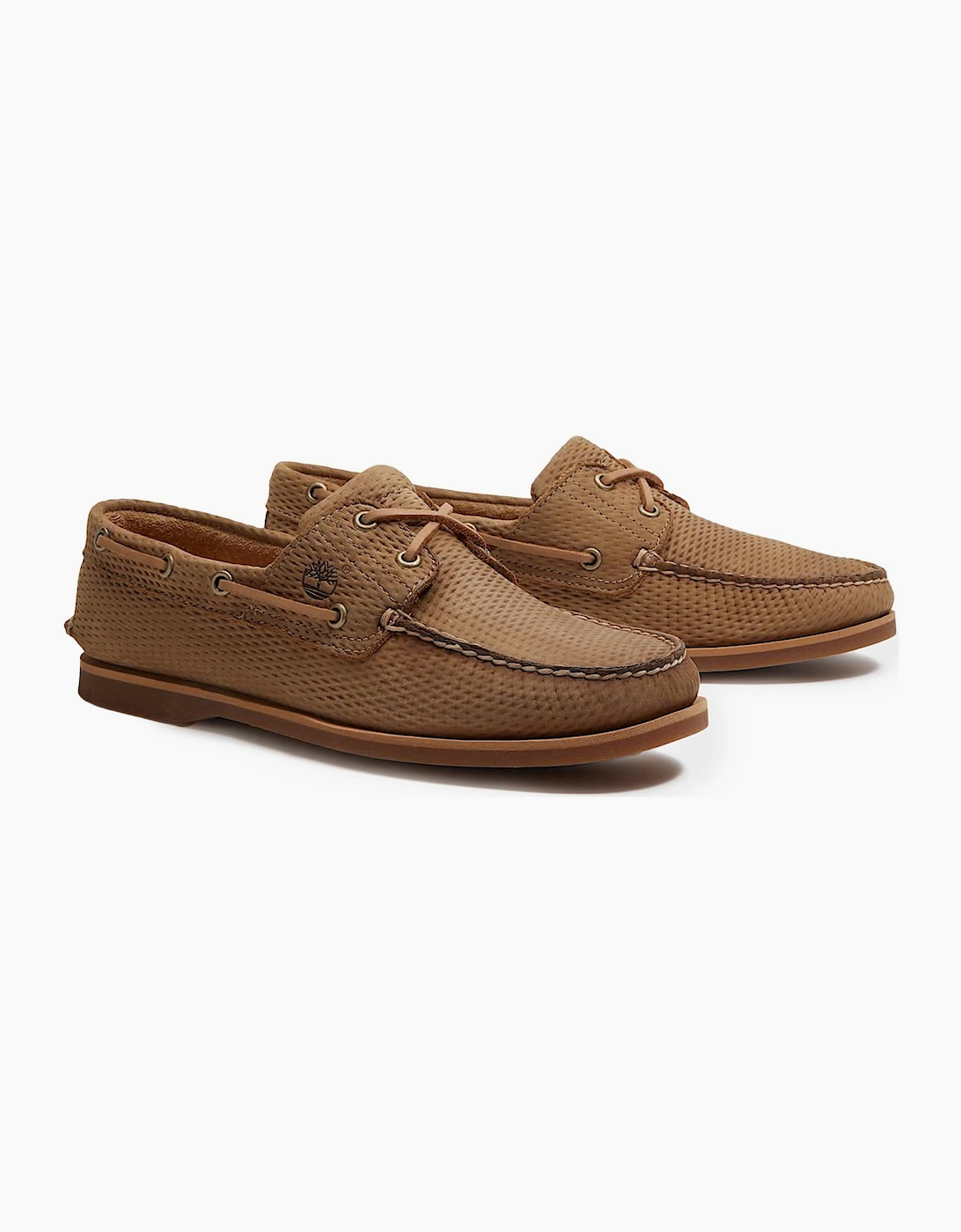 Lake House Classic 2-Eye Boat Shoe Beige