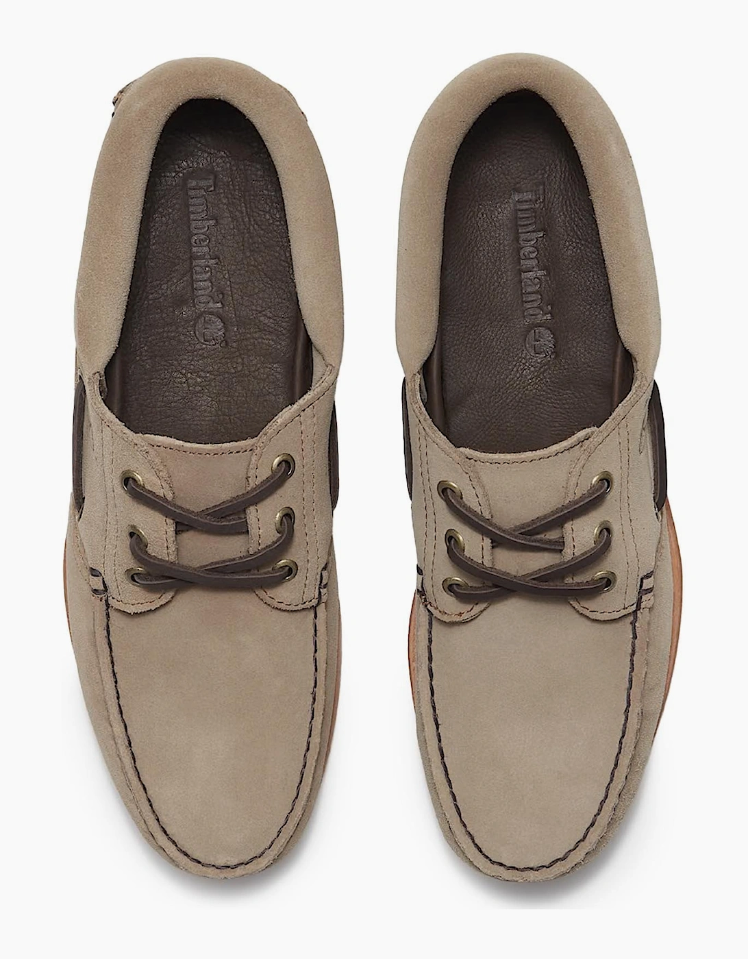 Authentic 3-Eye Lug Boat Shoe Beige