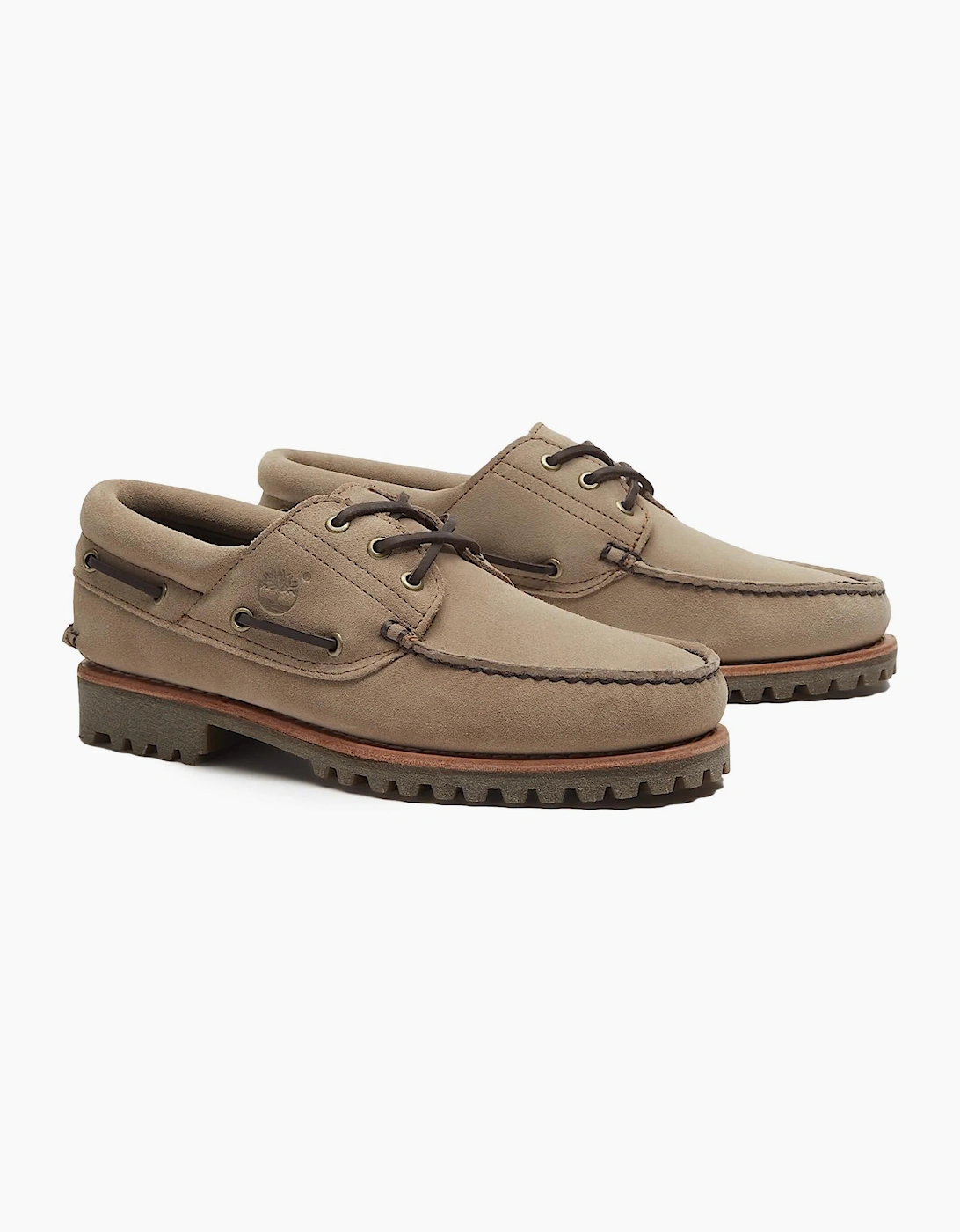 Authentic 3-Eye Lug Boat Shoe Beige