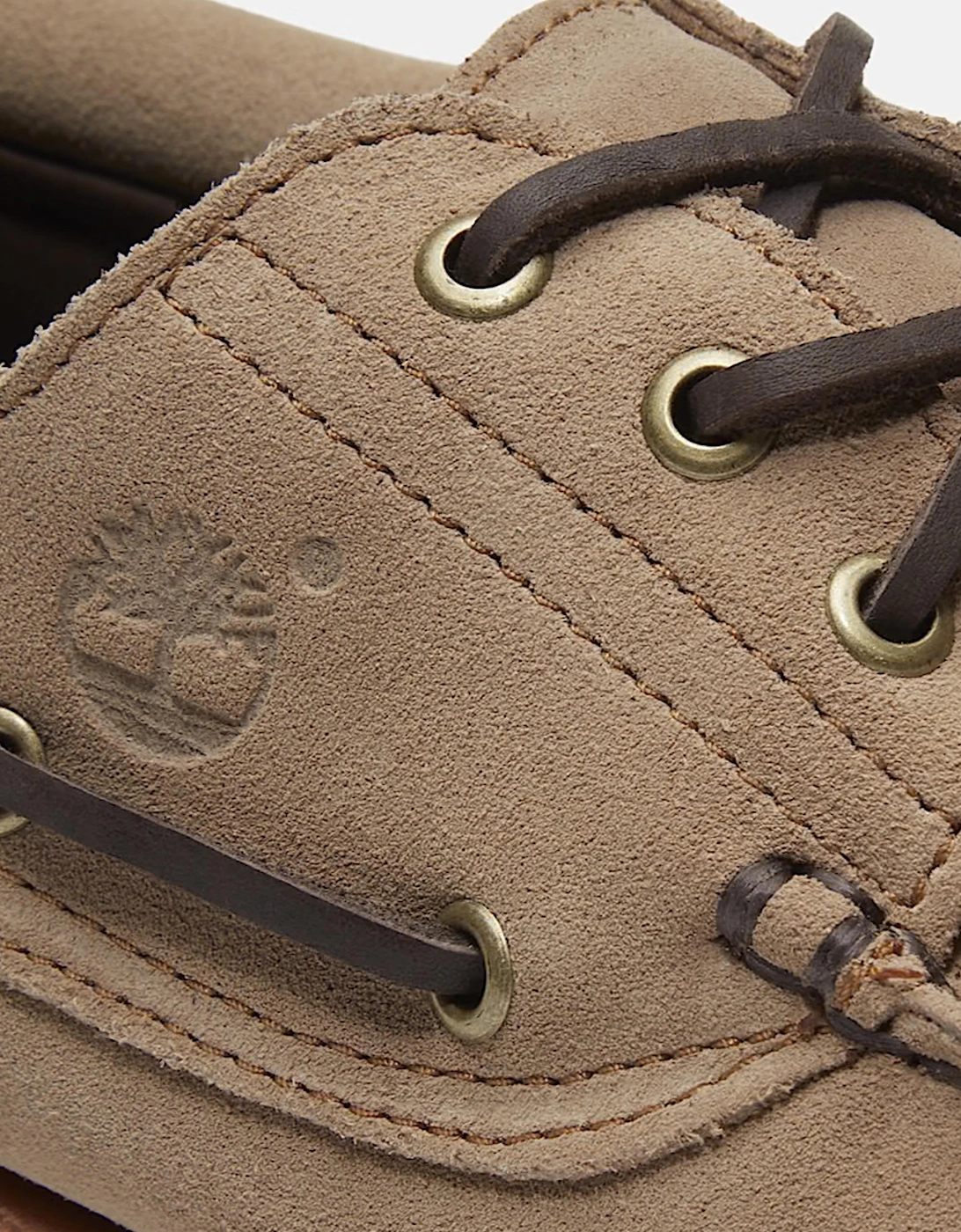 Authentic 3-Eye Lug Boat Shoe Beige