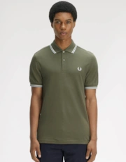 Laurel Wreath Green/Ecru/Dusky Blue 87B