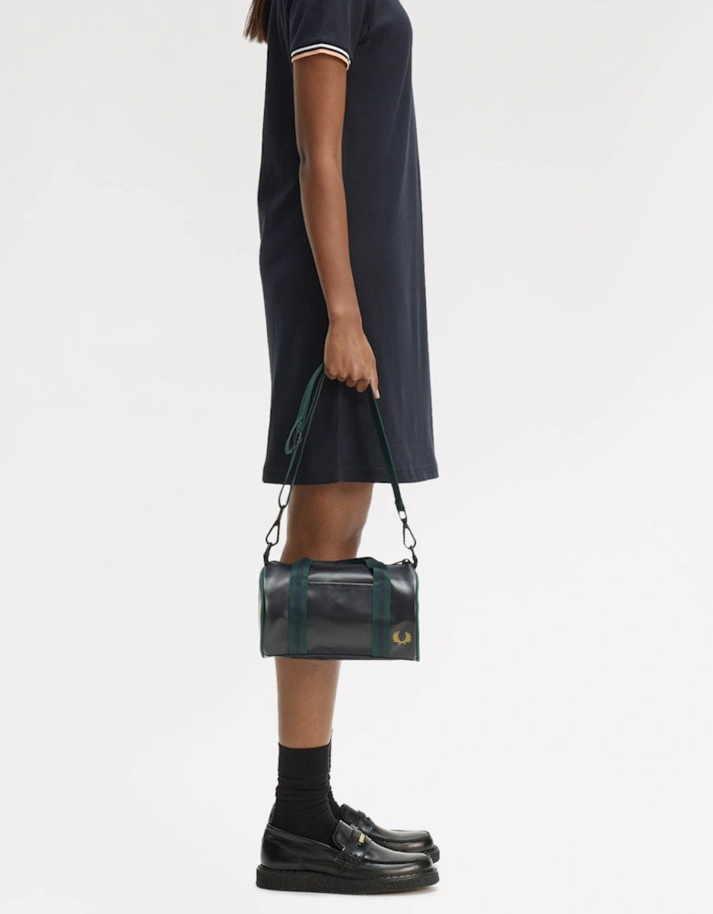 Fred Perry Classic Mini Barrel Bag - Navy/Grassroots 83A